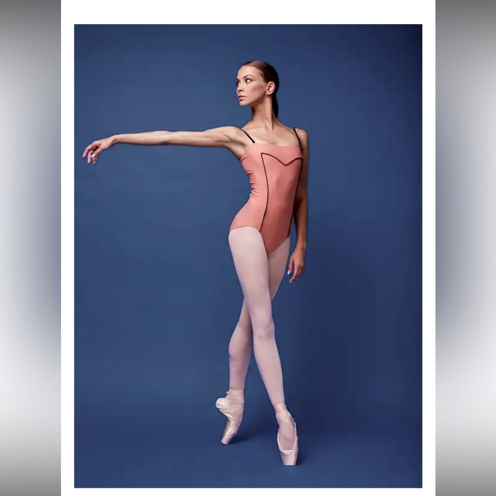 Ballet maniacs leotard in purple-pink